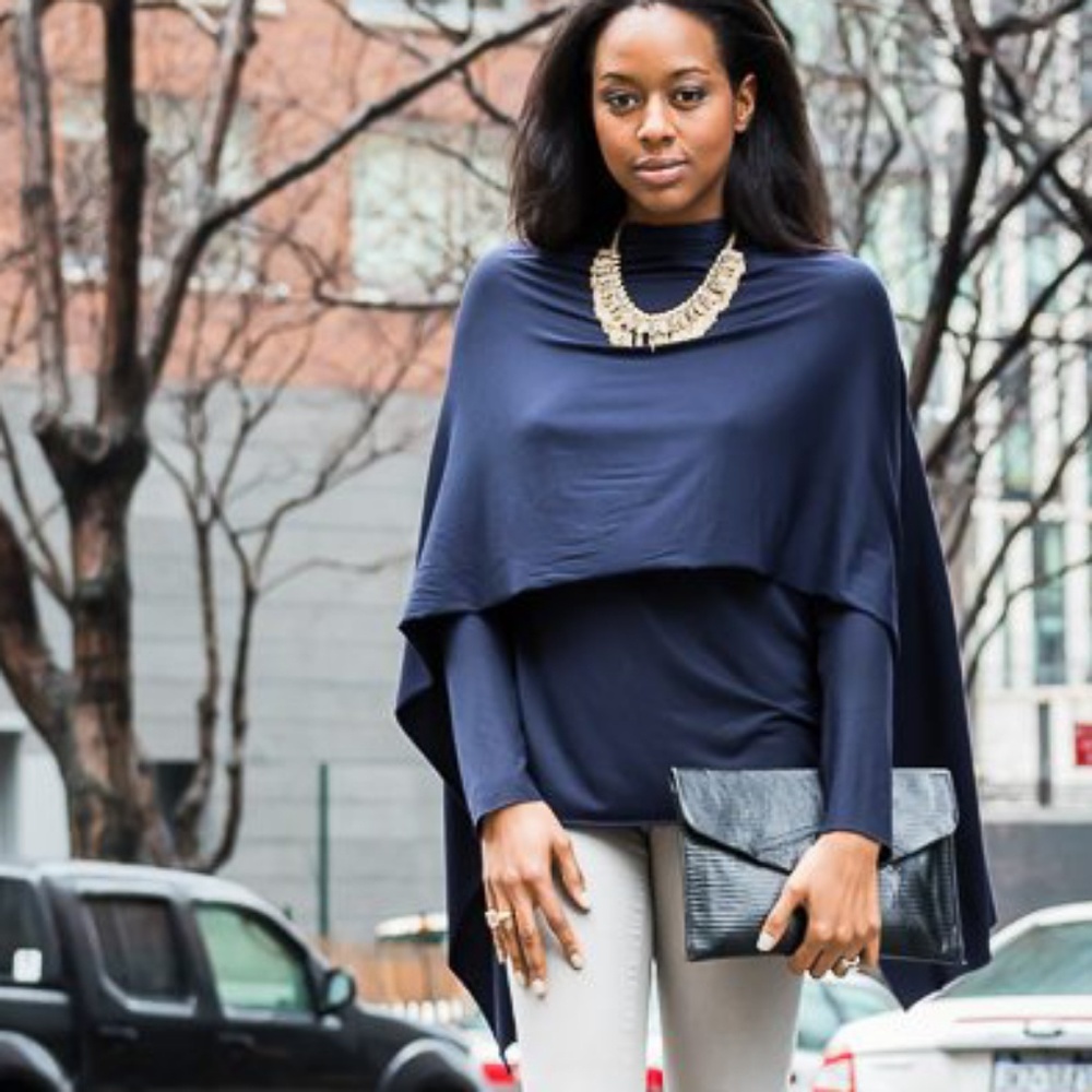 Cape style top